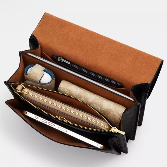 Coach Klare Crossbody Bag With Heart Bolt Print - Picture 4 of 13